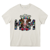 Cream autism mom 2 Heavy Core Tee - SublimationCraftShop