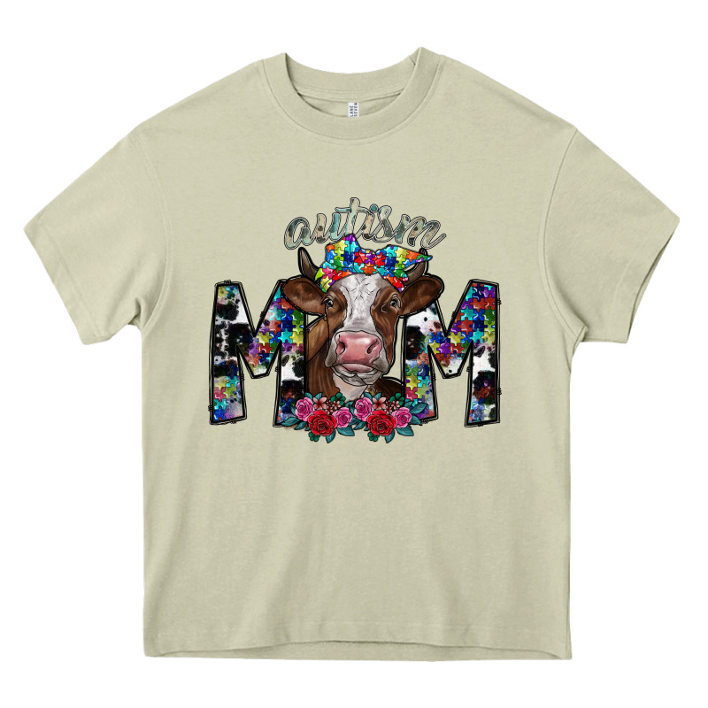 Autism Mom 2 Heavy Core Tee by SublimationCraftShop | Teevron