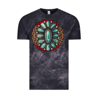 Cloud Black turquoise gemstone christmas ornament Vintage Tee - Jasminsmagicworld