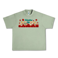 Oil Green valentines day with playing cards Urban Heavy Tee - AdoDesignShop