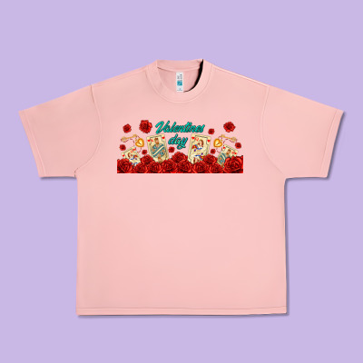 Valentines Day With Playing Cards Urban Heavy Tee Designed By Adodesignshop