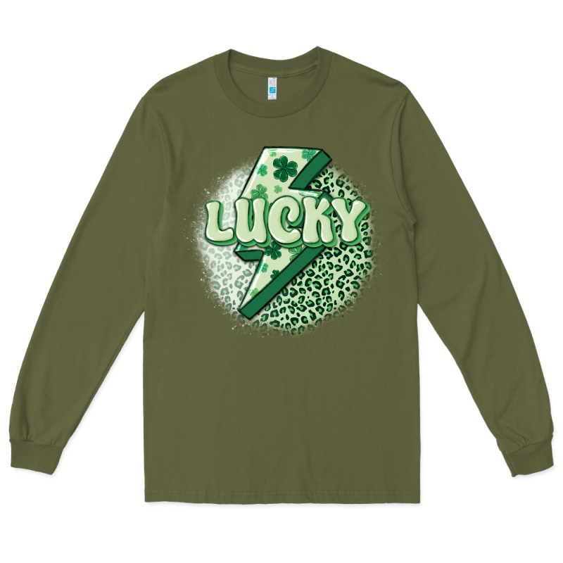 St. Patrick's Day Lucky Long Sleeve Tee by MaliasSmallBusiness | Teevron