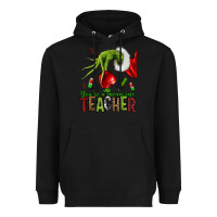 Black Christmas Character Heavyweight Hoodie - NancyCooperArtShop