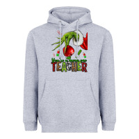 Heather Grey Christmas Character Heavyweight Hoodie - NancyCooperArtShop