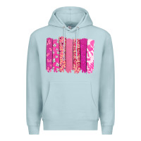 Blue Mist Cancer brushstroke Cancer Awareness Premium Hoodie - HowdyJamesFarm