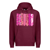 Burgundy Cancer brushstroke Cancer Awareness Premium Hoodie - HowdyJamesFarm