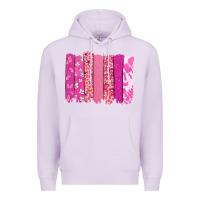 Lilac Cancer brushstroke Cancer Awareness Premium Hoodie - HowdyJamesFarm