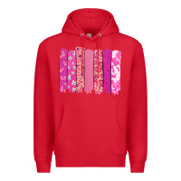 Red Cancer brushstroke Cancer Awareness Premium Hoodie - HowdyJamesFarm