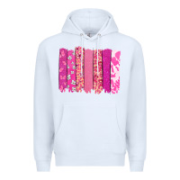 White Cancer brushstroke Cancer Awareness Premium Hoodie - HowdyJamesFarm