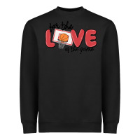Black for the love of the game Heavyweight Sweatshirt - MaliasSmallBusiness