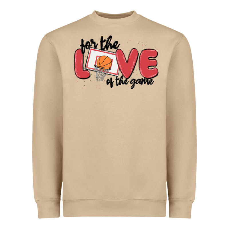 For The Love Of The Game Heavyweight Sweatshirt by MaliasSmallBusiness | Teevron