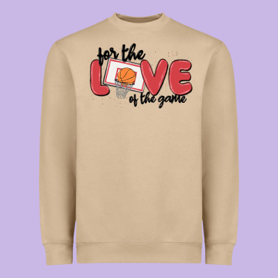 For The Love Of The Game Heavyweight Sweatshirt Designed By Maliassmallbusiness