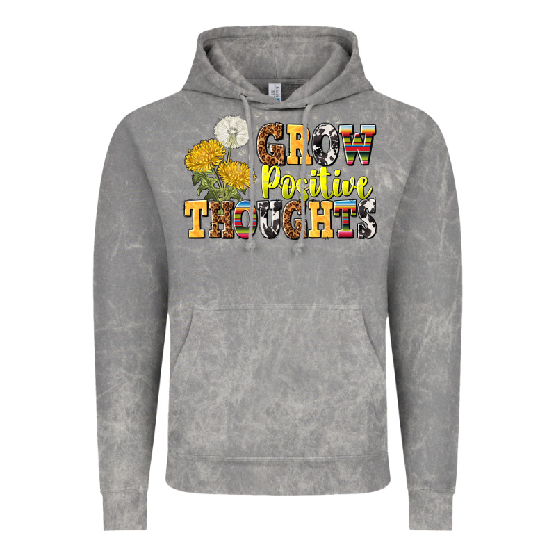 Grow Positive Thoughts Vintage Hoodie by NancyCooperArtShop | Teevron