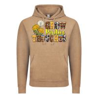 Vintage Coffee grow positive thoughts Vintage Hoodie - NancyCooperArtShop