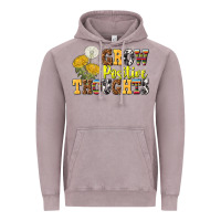 Vintage Zinc grow positive thoughts Vintage Hoodie - NancyCooperArtShop