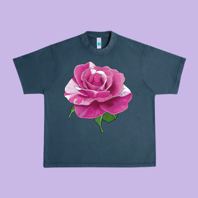 Parade Day Rose Urban Heavy Tee Designed By Lillyallendesigns