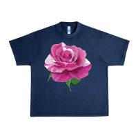 Navy parade day rose Urban Heavy Tee - LillyAllenDesigns