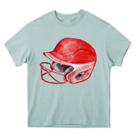 Arona red softball helmet fa element Heavy Core Tee - FaDigitalArtStudio