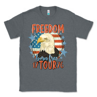 Charcoal Heather freedom born free tour 1776 Classic Tee - MaliasSmallBusiness