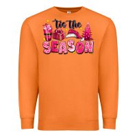Carrot Pink 'tis the season Christmas Premium Sweatshirt - texasbilliewilder