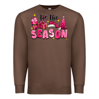Chestnut Pink 'tis the season Christmas Premium Sweatshirt - texasbilliewilder