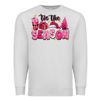 Pink 'tis The Season Christmas Premium Sweatshirt | Teevron