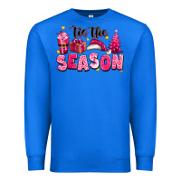 True Royal Pink 'tis the season Christmas Premium Sweatshirt - texasbilliewilder