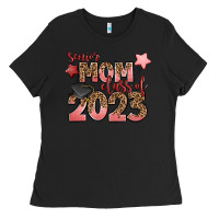 Black senior mom class of 2023 Ladies Tee - Zillion Design Studio