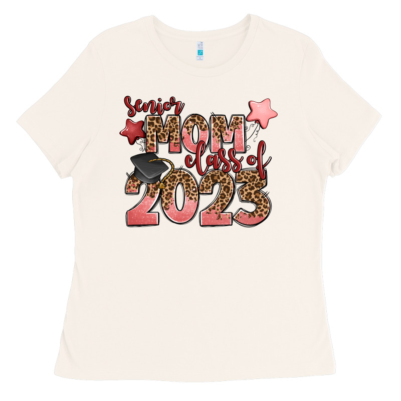 Senior Mom Class Of 2023 Ladies Tee by Zillion Design Studio | Teevron