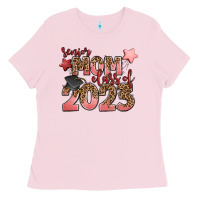 Bubblegum Pink senior mom class of 2023 Ladies Tee - Zillion Design Studio