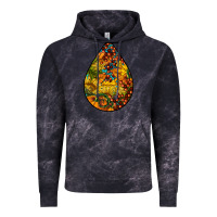 Cloud Black Fall Teardrop Vintage Hoodie - LillyAllenDesigns