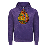 Cloud Purple Fall Teardrop Vintage Hoodie - LillyAllenDesigns