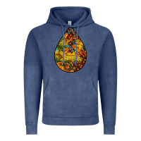 Vintage Denim Fall Teardrop Vintage Hoodie - LillyAllenDesigns