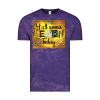 Cloud Purple Western Y'all Gonna Learn Today Vintage Tee - LillyAllenDesigns