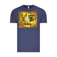 Vintage Denim Western Y'all Gonna Learn Today Vintage Tee - LillyAllenDesigns