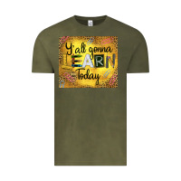 Vintage Olive Western Y'all Gonna Learn Today Vintage Tee - LillyAllenDesigns