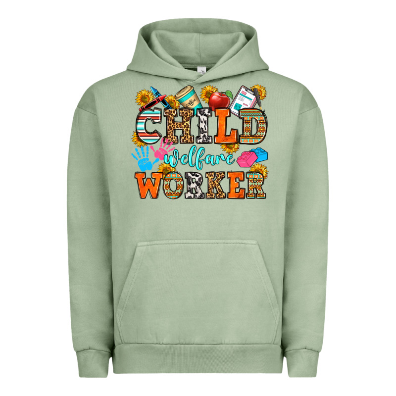 Child Welfare Worker Urban Hoodie by OliviaCreatesArt | Teevron
