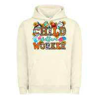 Pigment Pistachio child welfare worker Urban Hoodie - OliviaCreatesArt