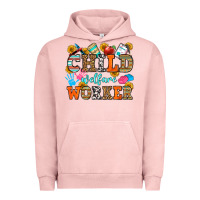 Pigment Salmon child welfare worker Urban Hoodie - OliviaCreatesArt