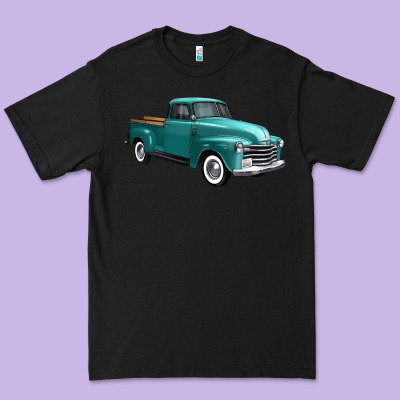 Western Truck 34 View Premium Tee Designed By Fadigitalartstudio