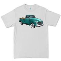 Dove Grey western truck 34 view Premium Tee - FaDigitalArtStudio