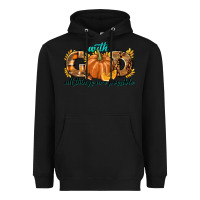Black With God All Things Are Possible Heavyweight Hoodie - texasbilliewilder