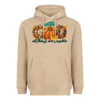 Mushroom With God All Things Are Possible Heavyweight Hoodie - texasbilliewilder