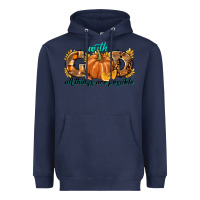 Navy With God All Things Are Possible Heavyweight Hoodie - texasbilliewilder