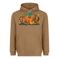 Toasted Coconut With God All Things Are Possible Heavyweight Hoodie - texasbilliewilder