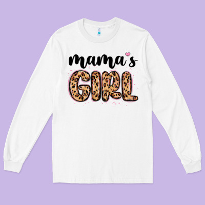Mama S Girl Long Sleeve Tee Designed By Maliassmallbusiness