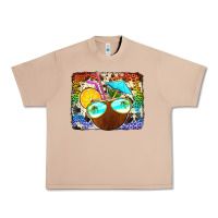 Burro coconut drink with sunglasses Urban Heavy Tee - Jasminsmagicworld