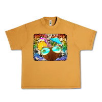 Peanut Butter coconut drink with sunglasses Urban Heavy Tee - Jasminsmagicworld