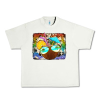 Pistachio coconut drink with sunglasses Urban Heavy Tee - Jasminsmagicworld
