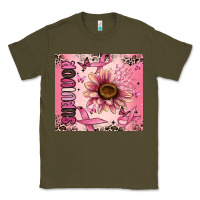 Army Green breast cancer survivor Classic Tee - MaliasSmallBusiness